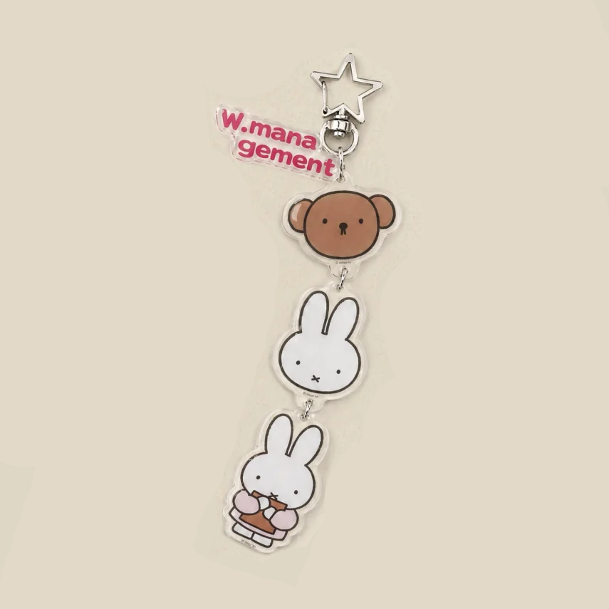 【Pre-Order】Miffy x w.management - Keychain Charm Strap