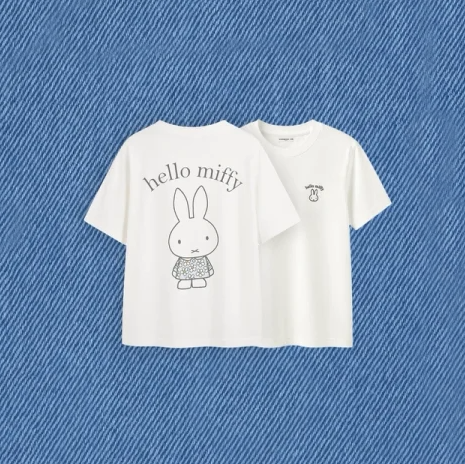 Miffy x w.management - Basic Tee (hello miffy)
