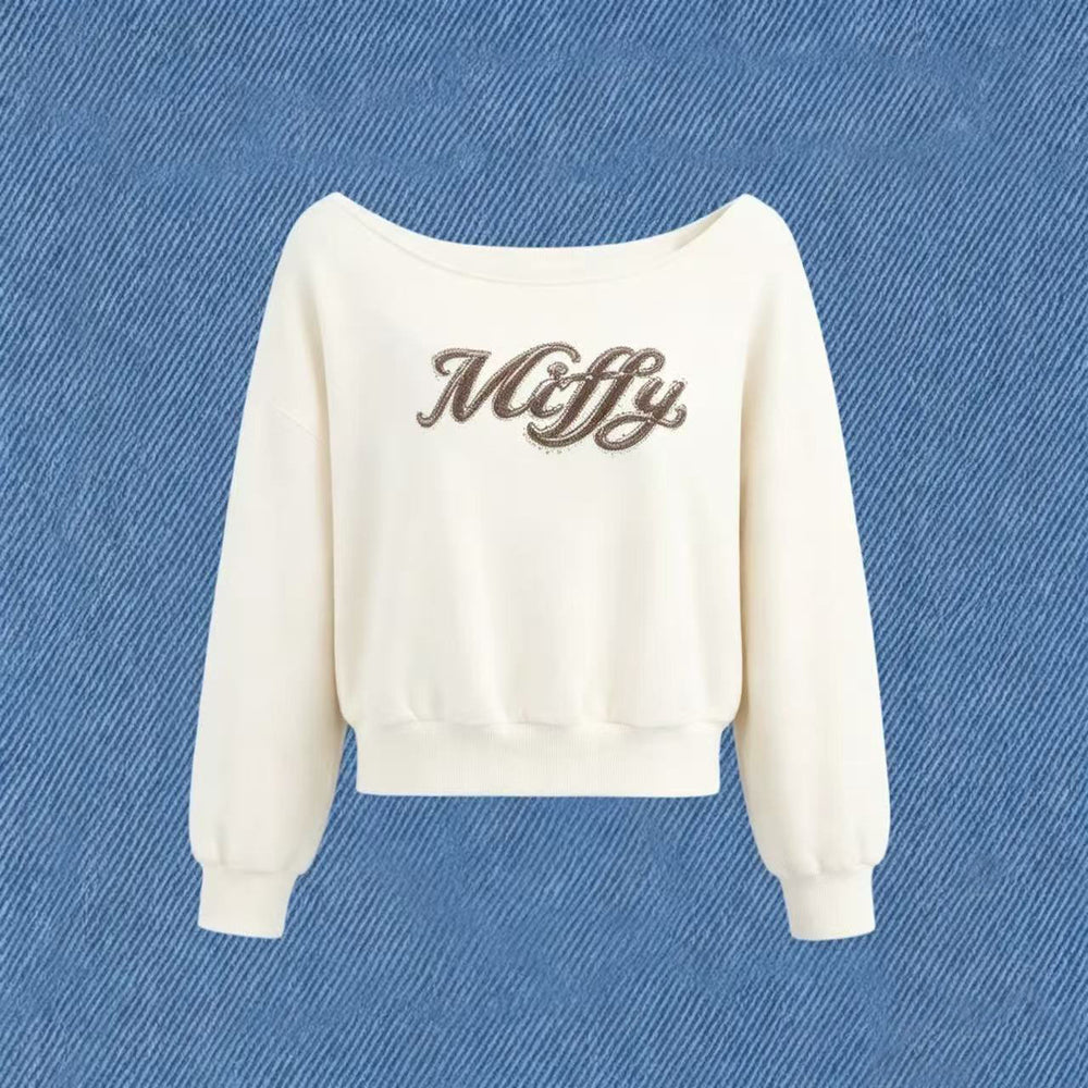 【Pre-Order】Miffy x w.management - Rhinestone Long-Sleeve Top