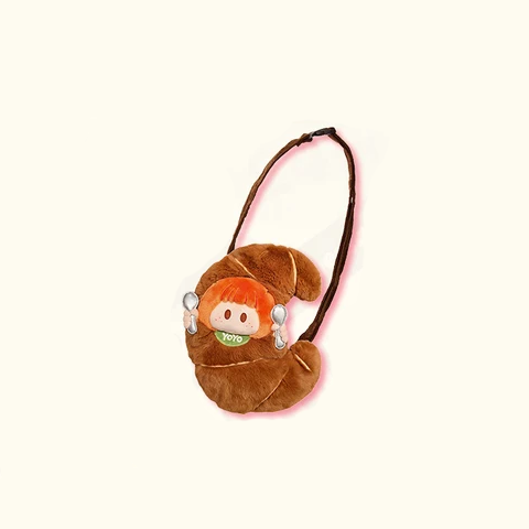 MINISO YOYO - Croissant No.14 Plush Crossbody Bag