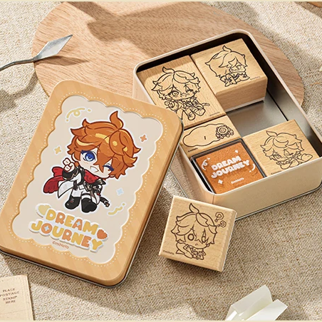 【Pre-Order】Genshin Impact - Dream Journey Series - Chibi Wooden Stamp Set