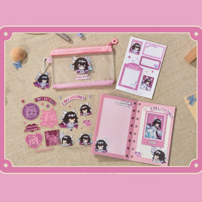 Genshin Impact - Dream Journey Series - File Pouch & Sticker Set