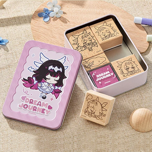Genshin Impact - Dream Journey Series - Chibi Wooden Stamp Set