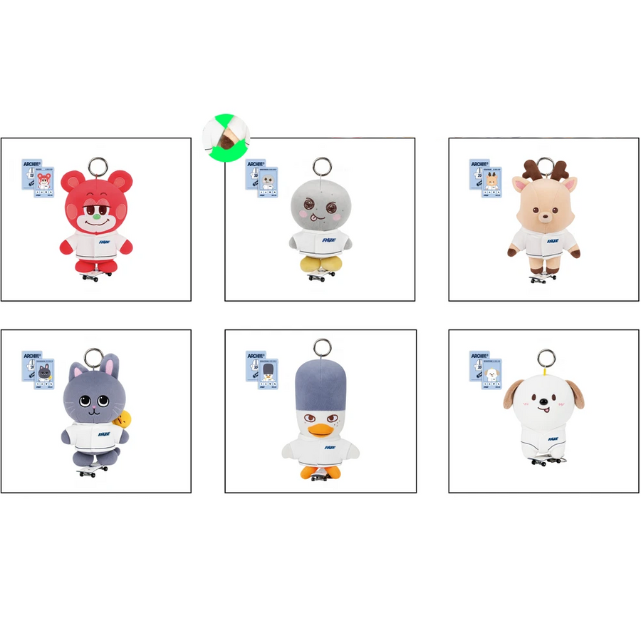 RIIZE - ARCHIIVE² Series - Skateboard Plush Charm Set