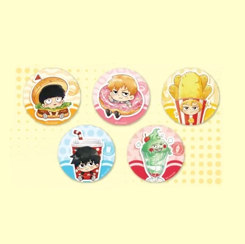 Mob Psycho 100 - Fast Food Series - Can Badge