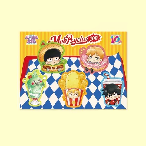 Mob Psycho 100 - Fast Food Series - Fridge Magnet Set