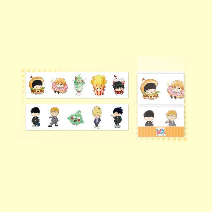 Mob Psycho 100 - Fast Food Series - Washi Tape (2 rolls)