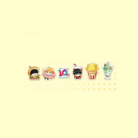 Mob Psycho 100 - Fast Food Series - Sticker Sheet Set (6 pcs)