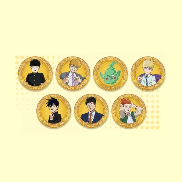 Mob Psycho 100 - 10th Anniversary Series - Can Badge