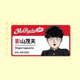 【Pre-Order】Mob Psycho 100 - 10th Anniversary Series - Metal Badge