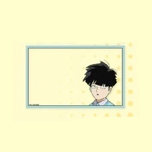 【Pre-Order】Mob Psycho 100 - TV Anime Series - Acrylic Clear Card