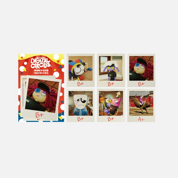 【Pre-Order】The Amazing Digital Circus × Action Beam - Faux Polaroid Card Set