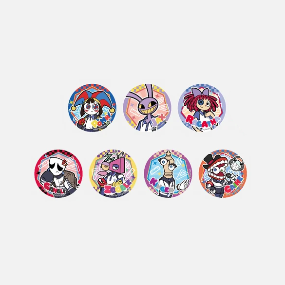 【Pre-Order】The Amazing Digital Circus × Action Beam - Campus Series Tinplate Badge Blind Box
