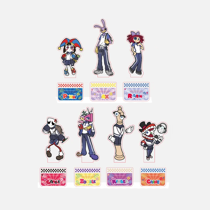 【Pre-Order】The Amazing Digital Circus × Action Beam - Campus Series Acrylic Standee