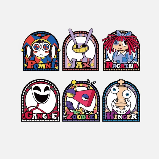 【Pre-Order】The Amazing Digital Circus × Action Beam - Arch Door-Plate Coaster Fridge Magnet