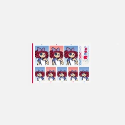 【Pre-Order】The Amazing Digital Circus × Action Beam - Campus Series ID-Photo Style Sticker Sheet