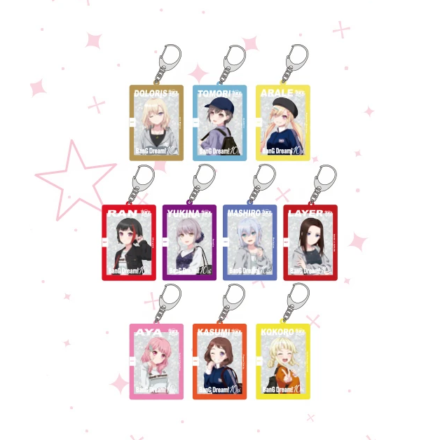 【Pre-Order】BanG Dream! x WEGO - Glitter Acrylic Keyring
