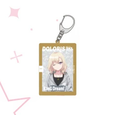 【Pre-Order】BanG Dream! x WEGO - Glitter Acrylic Keyring