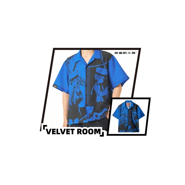 【Pre-Order】Persona - 30th Anniversary - Textured Print Short Sleeve Shirt "VELVET ROOM"