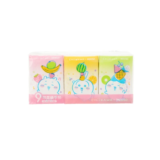 【Pre-Order】Chiikawa x MINISO - Fruit Market Series - Pocket Tissues
