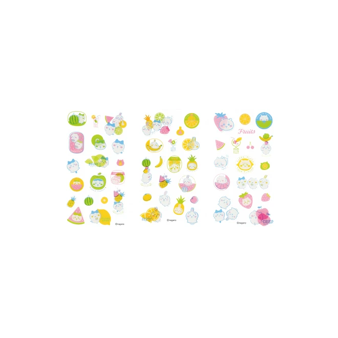 【Pre-Order】Chiikawa x MINISO - Fruit Market Series - Epoxy Stickers