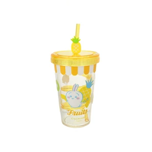 【Pre-Order】Chiikawa x MINISO - Fruit Market Series - Fruit Tumbler with Straw