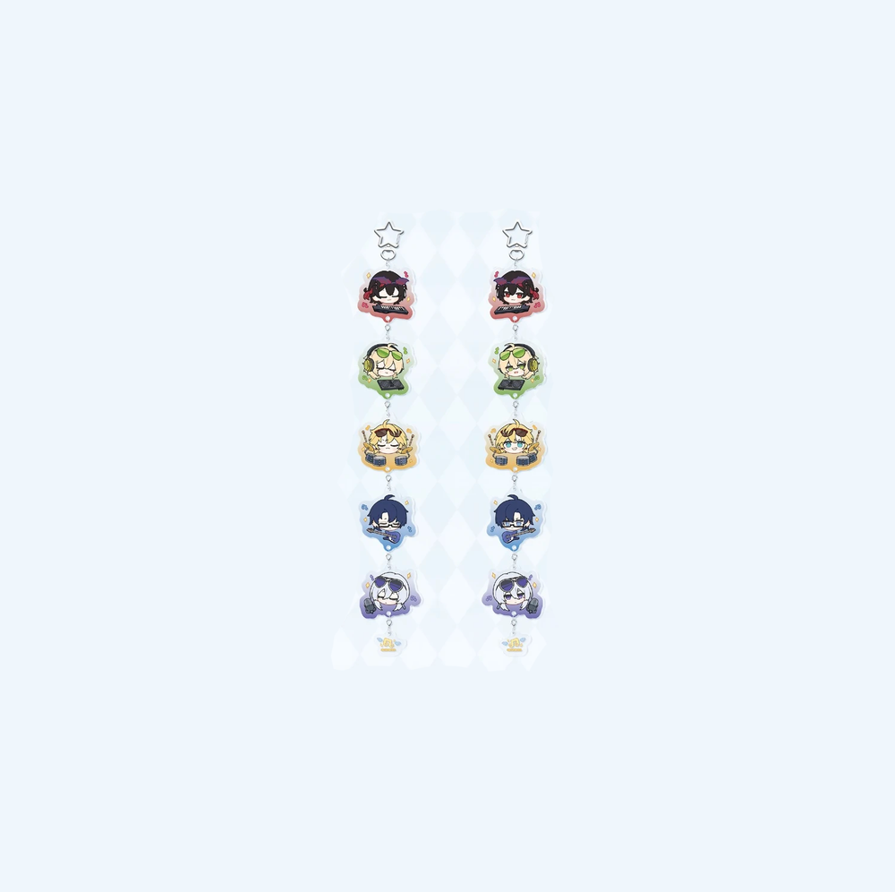 【Pre-Order】Lovebrush Chronicles - Serenade for Eternity - Chibi Acrylic Charm Strand