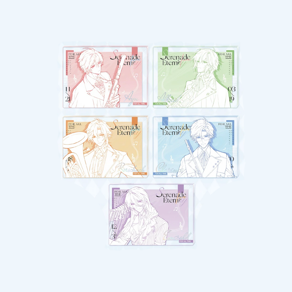 【Pre-Order】Lovebrush Chronicles - Serenade for Eternity - Line-art Acrylic Ornament