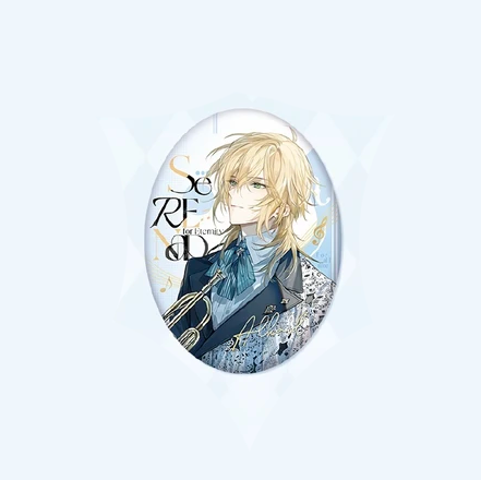 【Pre-Order】Lovebrush Chronicles - Serenade for Eternity - Oval Tin Badge