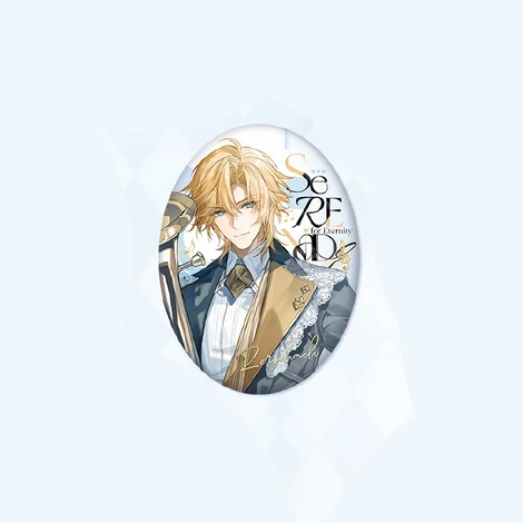【Pre-Order】Lovebrush Chronicles - Serenade for Eternity - Oval Tin Badge