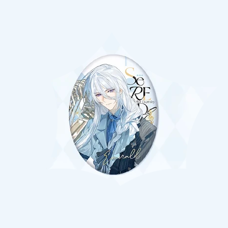 【Pre-Order】Lovebrush Chronicles - Serenade for Eternity - Oval Tin Badge