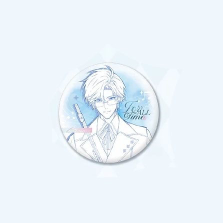 【Pre-Order】Lovebrush Chronicles - Serenade for Eternity - Line-art Tin Badge