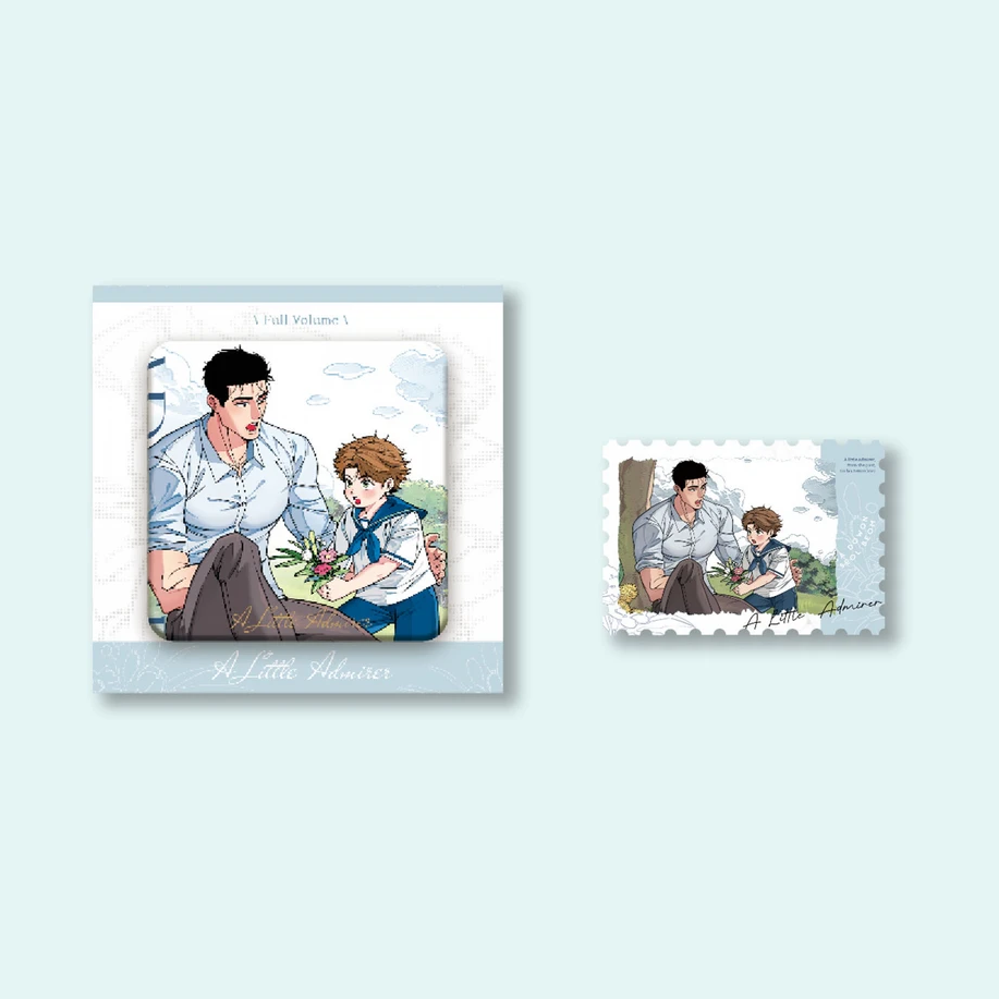 【Pre-Order】Full Volume - A Little Admirer - Illustration Badge (with Stamp)