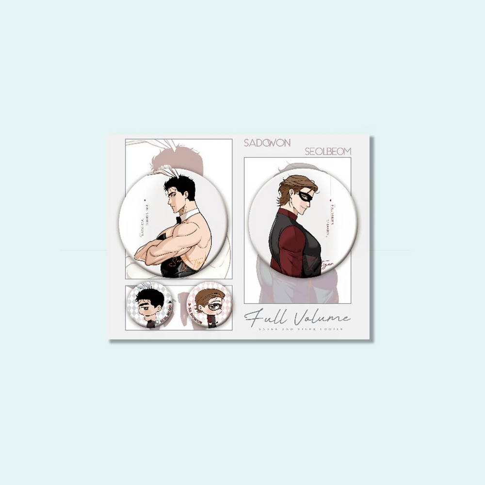 【Pre-Order】Full Volume - Snake & Tiger Couple - Bunny Girl Ver. Badge Set