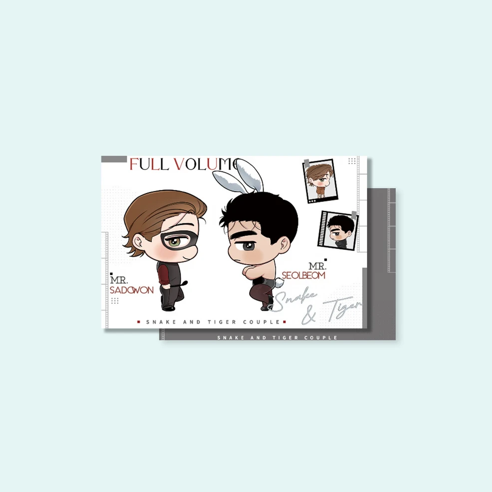 【Pre-Order】Full Volume - Snake & Tiger Couple - Bunny Girl Ver. Instax Card