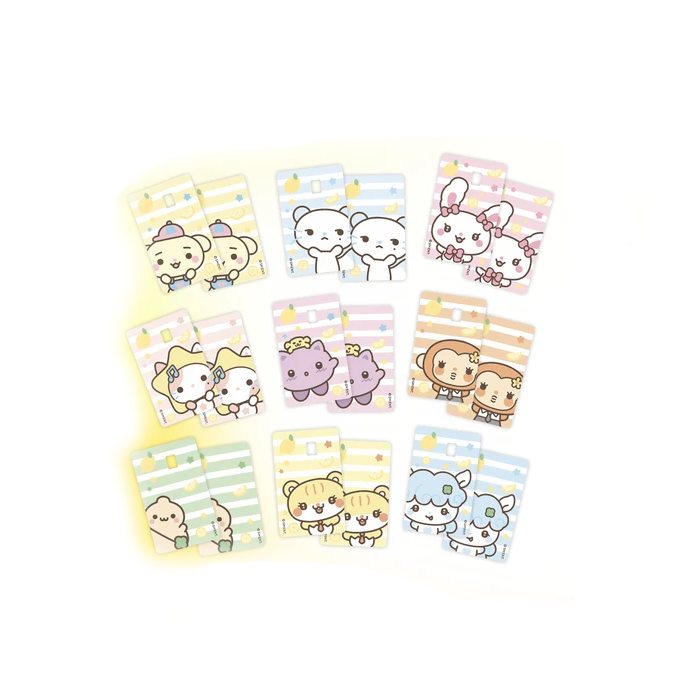 【Pre-Order】Hearts2Hearts - Lemon Tang POP-UP - Card Cover Sticker Set