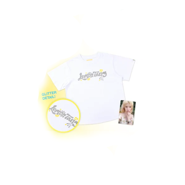 【Pre-Order】Hearts2Hearts - Lemon Tang POP-UP - T-Shirt Set (White Ver.)
