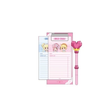 【Pre-Order】Shugo Chara! x cafe POPABLE - Heart Rod Pen & Memo Pad Set