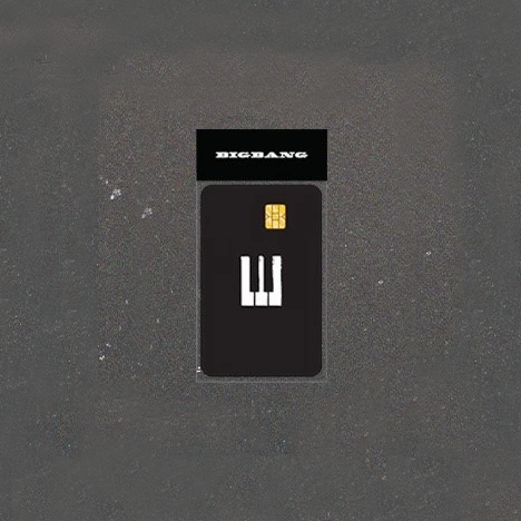 BIGBANG - Cosmos 20th Anniversary Exhibition - Card Cover Sticker (Piano)