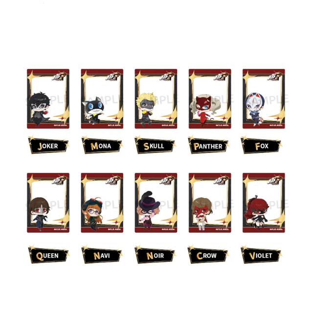 Persona 5 Royal - Chibi Character Clear Card Blind Box