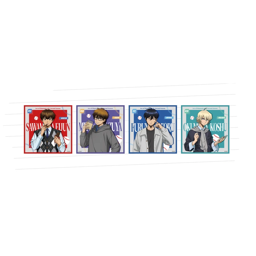 Ace of the Diamond Act II - Serene Moments Series - Shikishi (Acrylic)