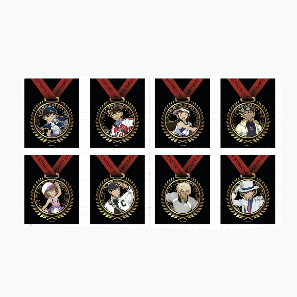 【Pre-Order】Detective Conan - Beika Town Sports Competition - Embossed Round Badge