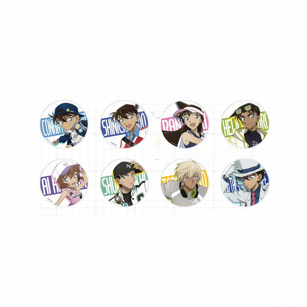 【Pre-Order】Detective Conan - Beika Town Sports Competition - Round Badge Blind Box