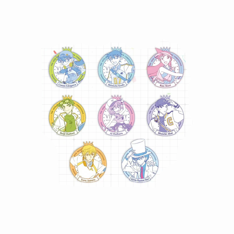 【Pre-Order】Detective Conan - Beika Town Sports Competition - Metal Fridge Magnet