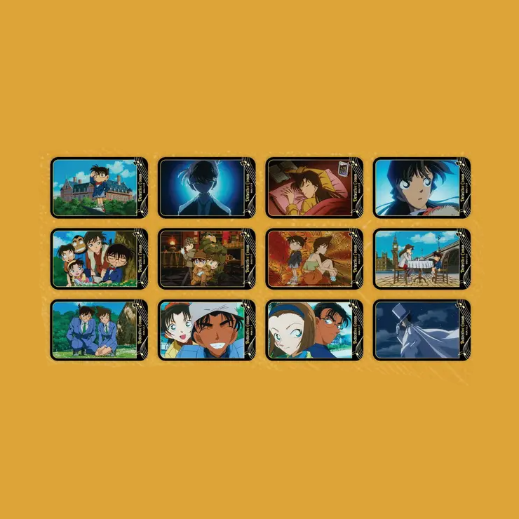 Detective Conan - OP & ED Nostalgic - Foil Square Badge B Blind Box
