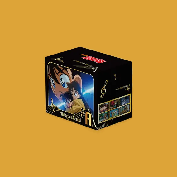 【Pre-Order】Detective Conan - OP & ED Nostalgic - Foil Square Badge A Blind Box