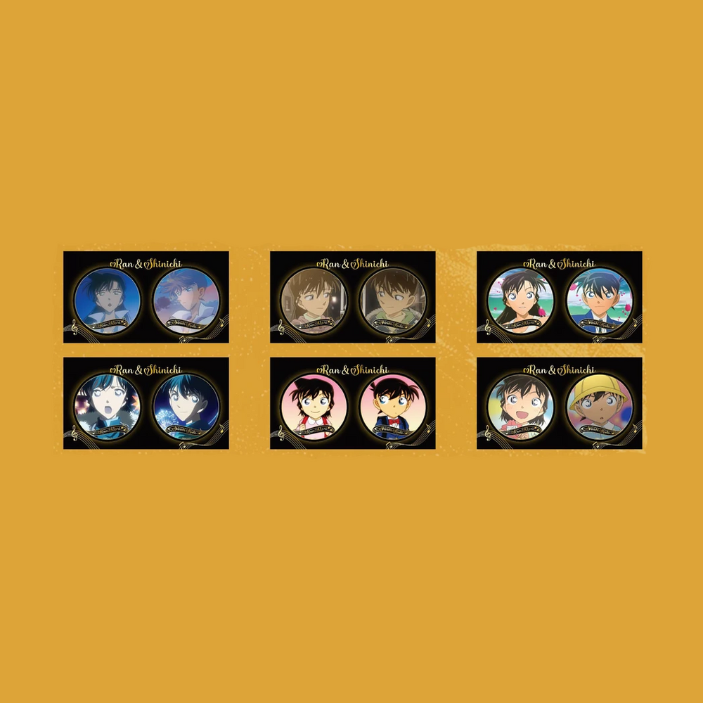 【Pre-Order】Detective Conan - OP & ED Nostalgic - Badge Set