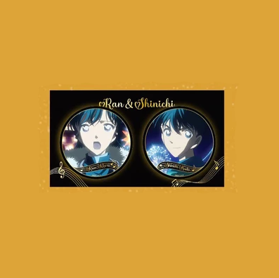 【Pre-Order】Detective Conan - OP & ED Nostalgic - Badge Set