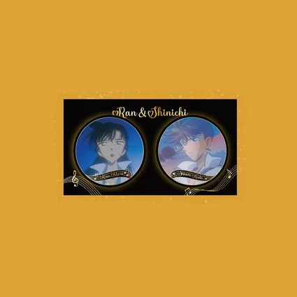 【Pre-Order】Detective Conan - OP & ED Nostalgic - Badge Set