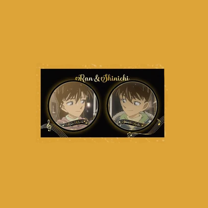 【Pre-Order】Detective Conan - OP & ED Nostalgic - Badge Set